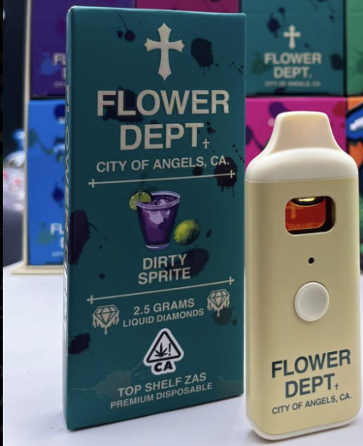 Buy Flower Dept 2.5Gram Disposable UK